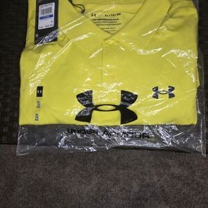 Under Armour Men's Bright Yellow Polo